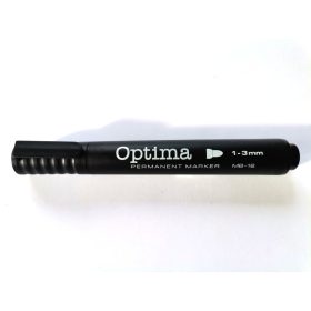 Alkoholos marker Optima MB-16, kerek, fekete