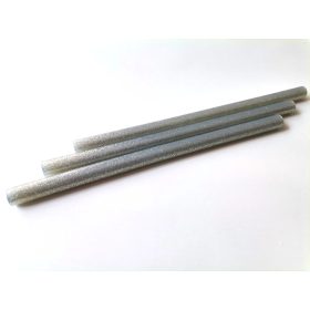 Ragasztó betét 11 x 200 mm ezüst csillámos