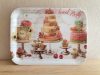 Torta mintás tálca 33 x 25 cm