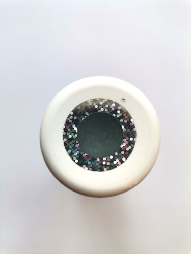 Hajlakk ezüst glitterrel