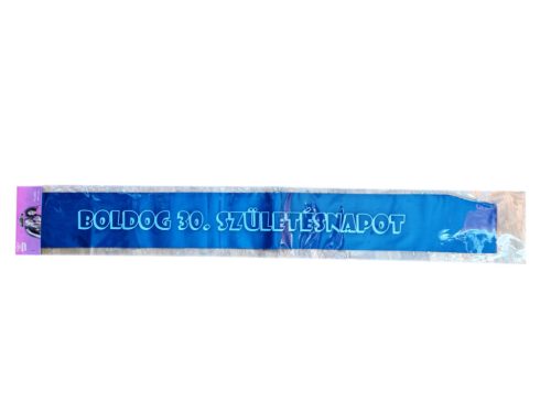 Vállszalag 30. szülinapra, kék színű