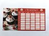 Órarend egylapos, kétoldalas Cupcakes
