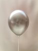 Lufi latex, 25 cm Metál ezüst