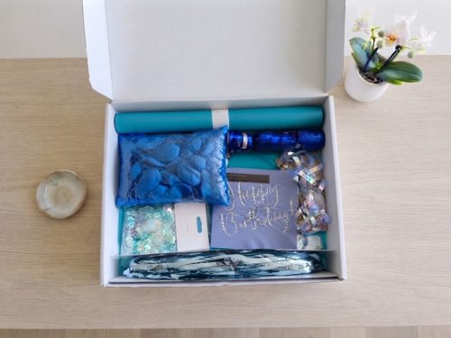 Bettikuckó Szülinapi DIY Box Világos kék 