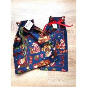 Mikulás zsák textil