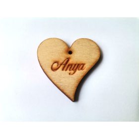 Szív Fafigura Anya