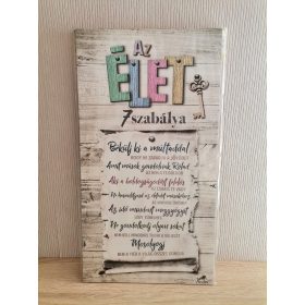 Fatábla Az élet 7 szabálya