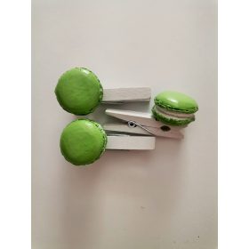 Fa csipesz Macaron zöld