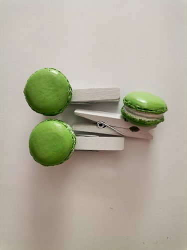 Fa csipesz Macaron zöld